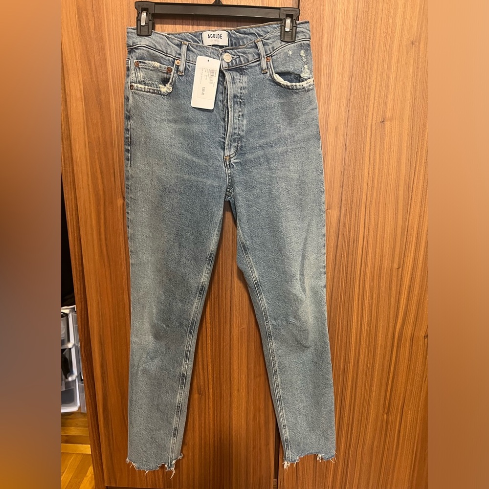 NWT Agolde Nico high rise slim fit jeans